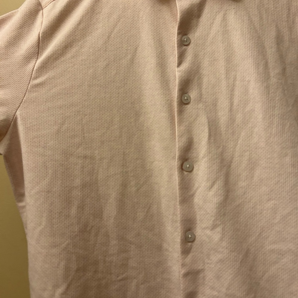 Men's Pink Short Sleeve Shirt - Picture 3 of 7